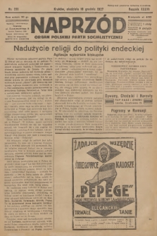 Naprzód : organ Polskiej Partji Socjalistycznej. 1927, nr 291