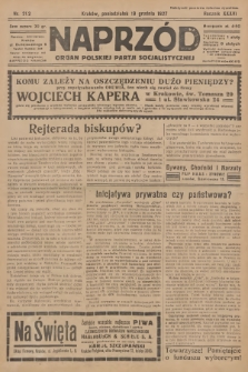 Naprzód : organ Polskiej Partji Socjalistycznej. 1927, nr 292