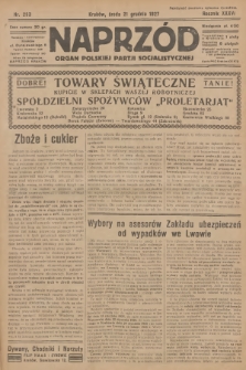 Naprzód : organ Polskiej Partji Socjalistycznej. 1927, nr 293