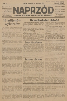 Naprzód : organ Polskiej Partji Socjalistycznej. 1928, nr 12