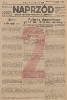 Naprzód : organ Polskiej Partji Socjalistycznej. 1928, nr 35