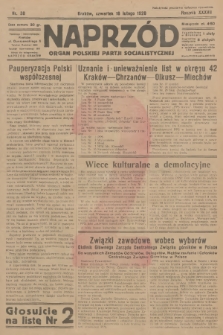 Naprzód : organ Polskiej Partji Socjalistycznej. 1928, nr 38