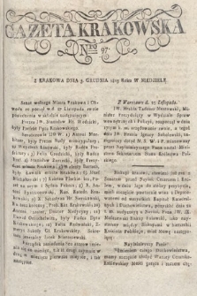 Gazeta Krakowska. 1815 , nr 97