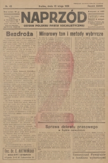 Naprzód : organ Polskiej Partji Socjalistycznej. 1928, nr 43