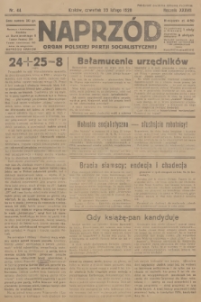 Naprzód : organ Polskiej Partji Socjalistycznej. 1928, nr 44