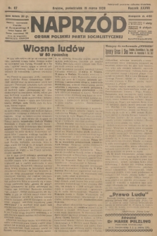 Naprzód : organ Polskiej Partji Socjalistycznej. 1928, nr 67