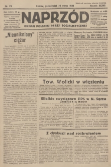 Naprzód : organ Polskiej Partji Socjalistycznej. 1928, nr 73