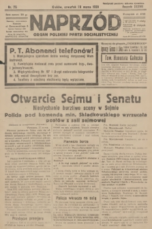 Naprzód : organ Polskiej Partji Socjalistycznej. 1928, nr 75
