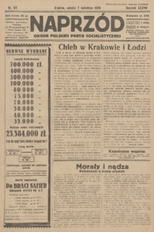 Naprzód : organ Polskiej Partji Socjalistycznej. 1928, nr 83