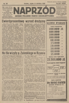 Naprzód : organ Polskiej Partji Socjalistycznej. 1928, nr 86