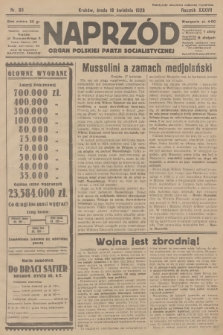 Naprzód : organ Polskiej Partji Socjalistycznej. 1928, nr 90