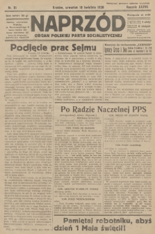 Naprzód : organ Polskiej Partji Socjalistycznej. 1928, nr 91