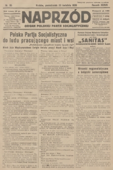 Naprzód : organ Polskiej Partji Socjalistycznej. 1928, nr 95