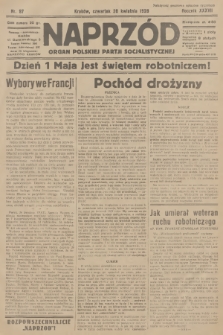 Naprzód : organ Polskiej Partji Socjalistycznej. 1928, nr 97