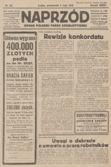 Naprzód : organ Polskiej Partji Socjalistycznej. 1928, nr 105
