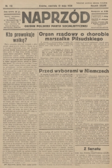 Naprzód : organ Polskiej Partji Socjalistycznej. 1928, nr 110