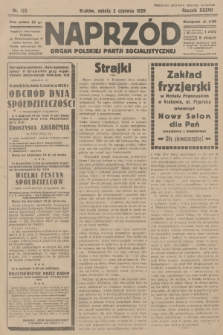 Naprzód : organ Polskiej Partji Socjalistycznej. 1928, nr 125