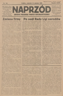 Naprzód : organ Polskiej Partji Socjalistycznej. 1928, nr 134