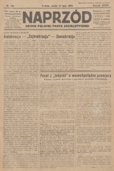 Naprzód : organ Polskiej Partji Socjalistycznej. 1928, nr 158