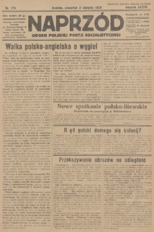 Naprzód : organ Polskiej Partji Socjalistycznej. 1928, nr 175