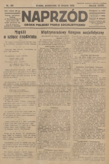 Naprzód : organ Polskiej Partji Socjalistycznej. 1928, nr 185