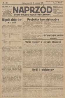 Naprzód : organ Polskiej Partji Socjalistycznej. 1928, nr 213