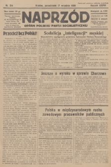 Naprzód : organ Polskiej Partji Socjalistycznej. 1928, nr 214