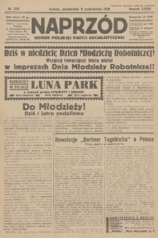 Naprzód : organ Polskiej Partji Socjalistycznej. 1928, nr 232