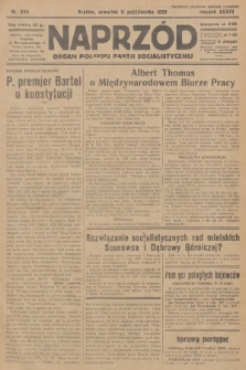 Naprzód : organ Polskiej Partji Socjalistycznej. 1928, nr 234