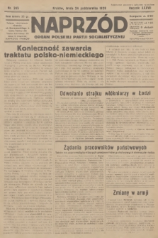 Naprzód : organ Polskiej Partji Socjalistycznej. 1928, nr 245