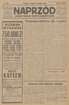 Naprzód : organ Polskiej Partji Socjalistycznej. 1928, nr 257