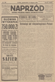 Naprzód : organ Polskiej Partji Socjalistycznej. 1928, nr 261