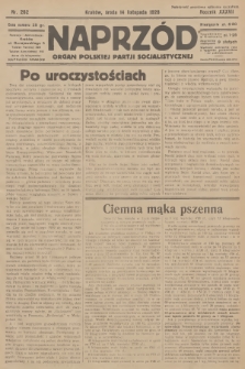 Naprzód : organ Polskiej Partji Socjalistycznej. 1928, nr 262