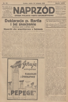 Naprzód : organ Polskiej Partji Socjalistycznej. 1928, nr 271