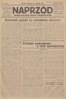 Naprzód : organ Polskiej Partji Socjalistycznej. 1928, nr 272