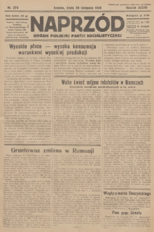 Naprzód : organ Polskiej Partji Socjalistycznej. 1928, nr 274