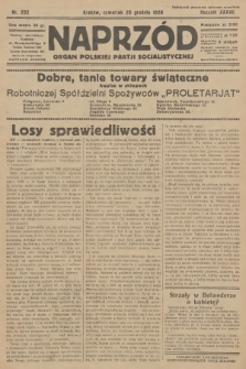 Naprzód : organ Polskiej Partji Socjalistycznej. 1928, nr 292