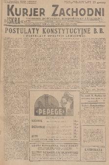 Kurjer Zachodni Iskra : dziennik polityczny, gospodarczy i literacki. R.21, 1930, nr 9