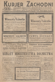 Kurjer Zachodni Iskra : dziennik polityczny, gospodarczy i literacki. R.21, 1930, nr 10