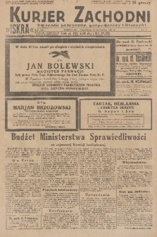 Kurjer Zachodni Iskra : dziennik polityczny, gospodarczy i literacki. R.21, 1930, nr 15