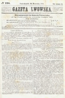 Gazeta Lwowska. 1864, nr 220