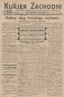Kurjer Zachodni Iskra : dziennik polityczny, gospodarczy i literacki. R.21, 1930, nr 23