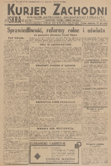 Kurjer Zachodni Iskra : dziennik polityczny, gospodarczy i literacki. R.21, 1930, nr 31