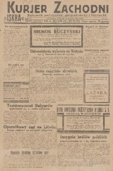 Kurjer Zachodni Iskra : dziennik polityczny, gospodarczy i literacki. R.21, 1930, nr 40