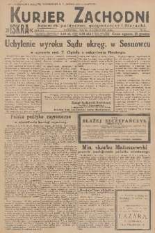 Kurjer Zachodni Iskra : dziennik polityczny, gospodarczy i literacki. R.21, 1930, nr 43