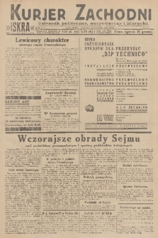 Kurjer Zachodni Iskra : dziennik polityczny, gospodarczy i literacki. R.21, 1930, nr 44
