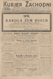 Kurjer Zachodni Iskra : dziennik polityczny, gospodarczy i literacki. R.21, 1930, nr 49