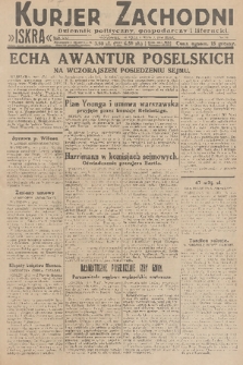 Kurjer Zachodni Iskra : dziennik polityczny, gospodarczy i literacki. R.21, 1930, nr 50