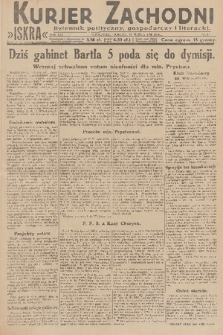 Kurjer Zachodni Iskra : dziennik polityczny, gospodarczy i literacki. R.21, 1930, nr 62