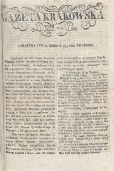 Gazeta Krakowska. 1815 , nr 104